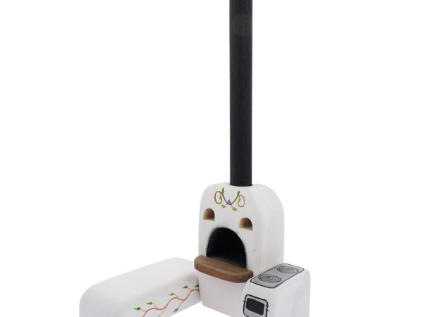 Bumbu Wooden Oven, Stove and Bench Toy Set