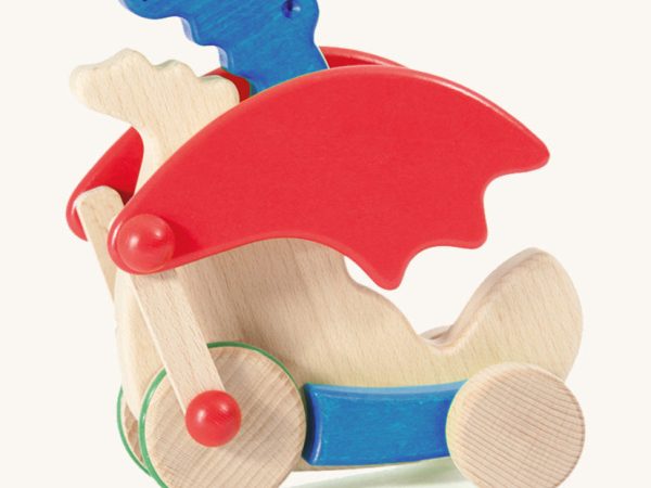 Bajo Wooden Pull-Along Dragon Toy