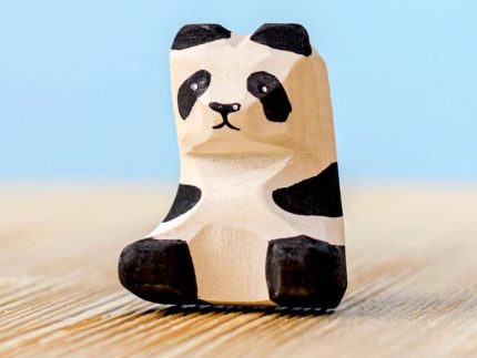 Bumbu Wooden Sitting Panda Cub
