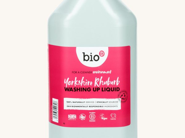 Bio-D Yorkshire Rhubarb Washing Up Liquid 5L