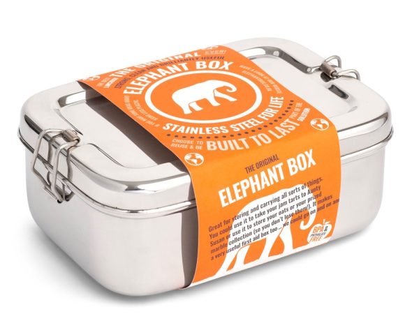 Classic Elephant Box Lunchbox 2 Ltr