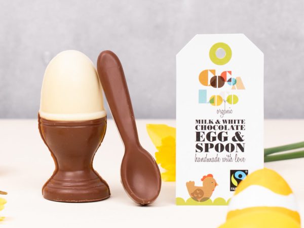 Cocoa Loco Chocolate Egg & Spoon 100g