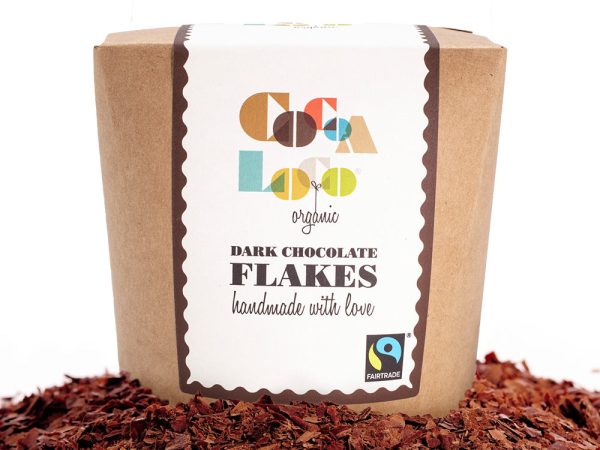 Cocoa Loco Dark Chocolate Drinking Flakes 200g