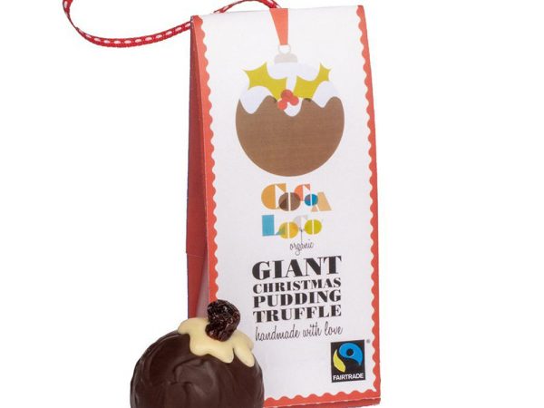 Cocoa Loco Giant Christmas Pudding Truffle 40g