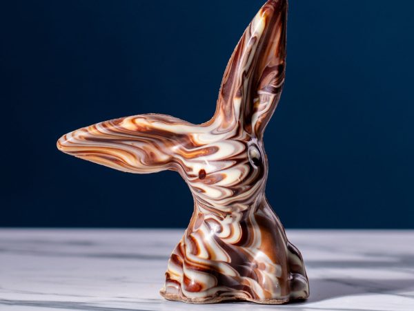 Cocoa Loco Marbled Fairtrade Chocolate Rabbit 200g