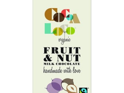Cocoa Loco Milk Chocolate Fruit & Nut Bar 100g