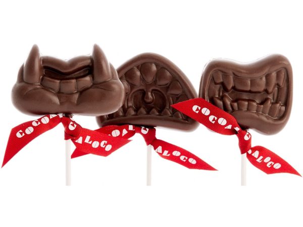 Cocoa Loco Milk Chocolate Mouth Lollies 34g