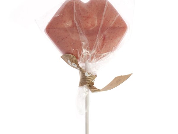 Cocoa Loco White Chocolate & Raspberry Lip Lolly