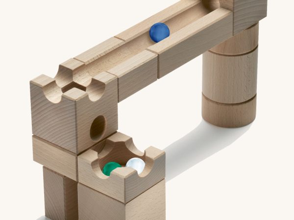 Cuboro Magnet Wooden Marble Run Set