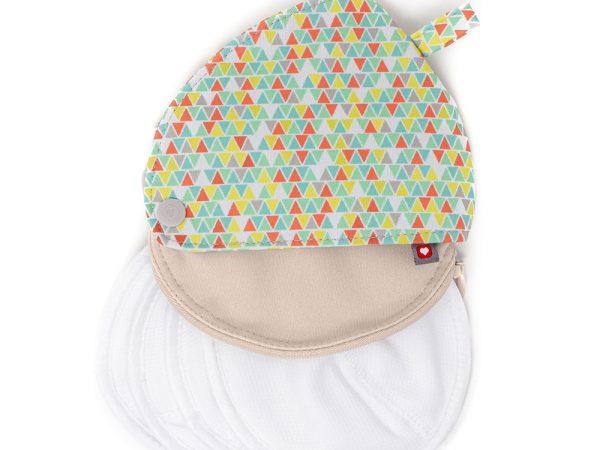 Close Printed Breast Pad 4 Pack - Pastels
