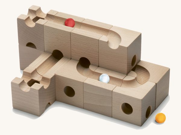 Cuboro Pro Wooden Marble Run Set