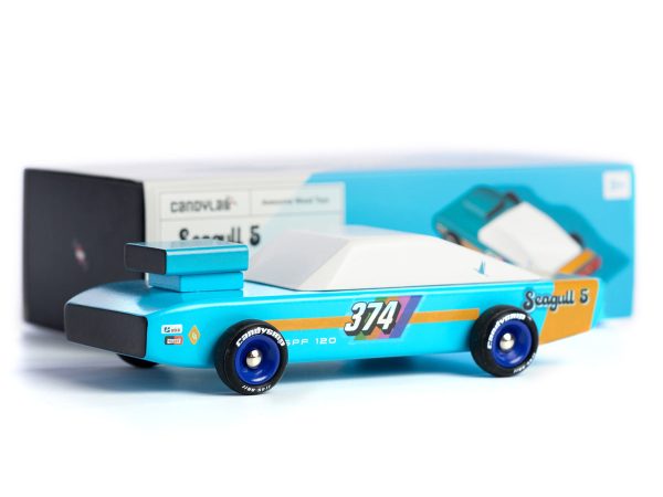 Candylab Seagull Race Car - Blue