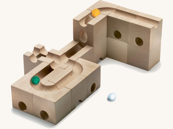 Cuboro Speed Wooden Marble Run Set