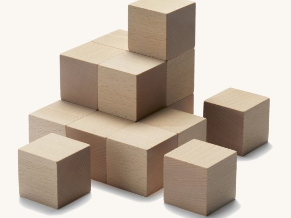 Cuboro Stacking Wooden Cubes - 16 Pieces