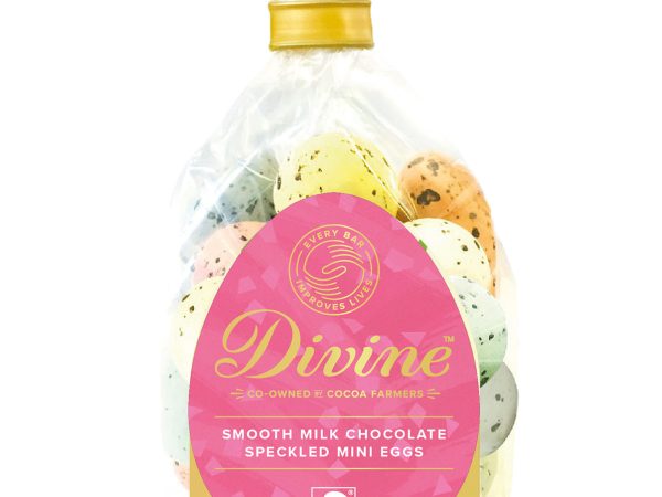 Divine Fairtrade Milk Chocolate Speckled Mini Eggs