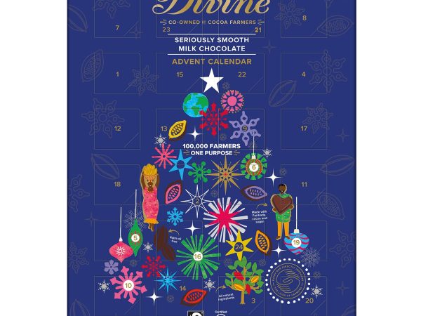 Divine Fairtrade Milk Chocolate Advent Calendar 85g