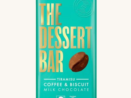 Divine Fairtrade Milk Chocolate Bar with Tiramisu, Coffee & Biscuit 180g