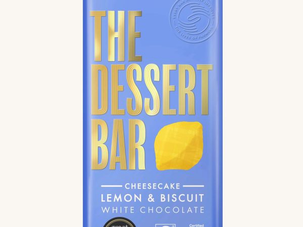 Divine Fairtrade White Chocolate Bar Lemon Cheesecake 180g