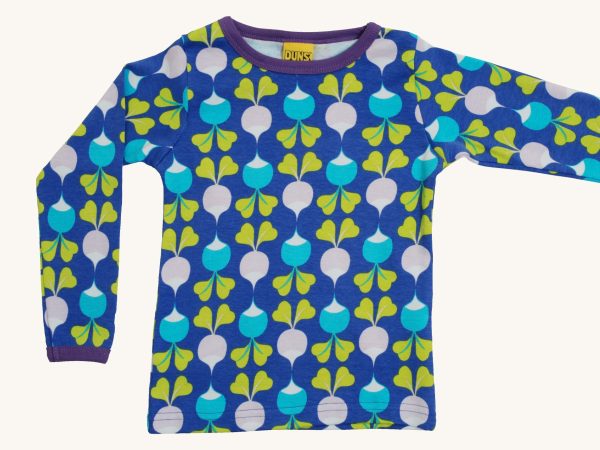 Duns Long Sleeve Top - Big Radish Blue
