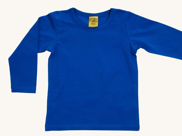 Duns Long Sleeve Top - Brilliant Blue