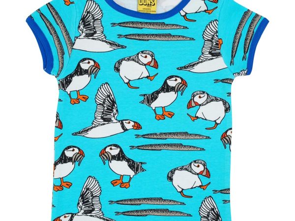 Duns Puffin Blue Atoll Short Sleeve Top