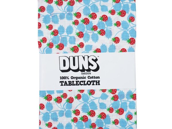 Duns Tablecloth - Wild Strawberries Blue