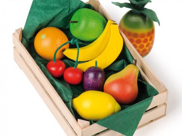Erzi Assorted Fruits Wooden Play Food Set