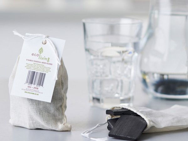 Ecoliving Bamboo Charcoal Water Filters - 4 Pack