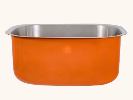 Elephant Box Stainless Steel Washing Up Bowl - Orange