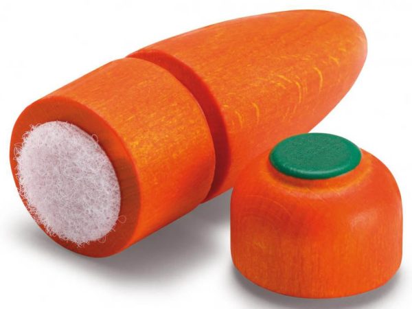 Erzi Carrot To Cut Wooden Play Food