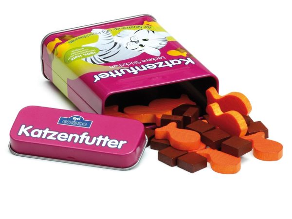 Erzi Cat Food Tin Wooden Play Food