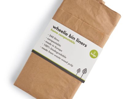 Ecoliving Compostable Paper Wheelie Bin Liners
