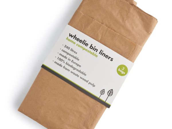Ecoliving Compostable Paper Wheelie Bin Liners
