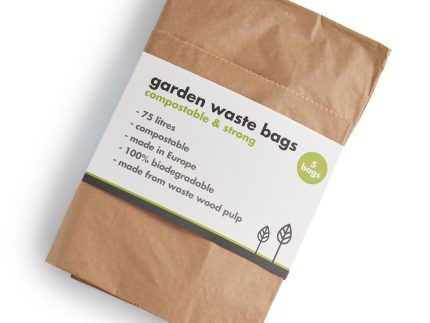Ecoliving Compostable Paper Garden Waste Bags