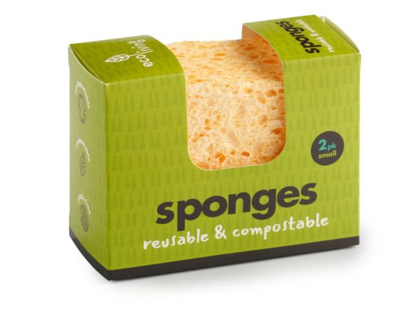 Ecoliving Compostable Sponge - Wavy 2 Pack