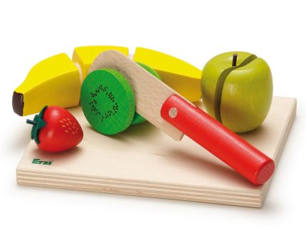 Erzi Fruit Salad Wooden Play Food Cutting Set