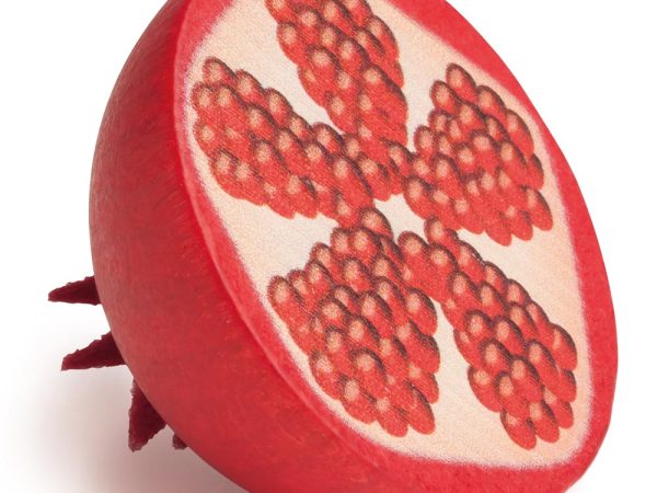 Erzi Half Pomegranate Fruit Wooden Play Food