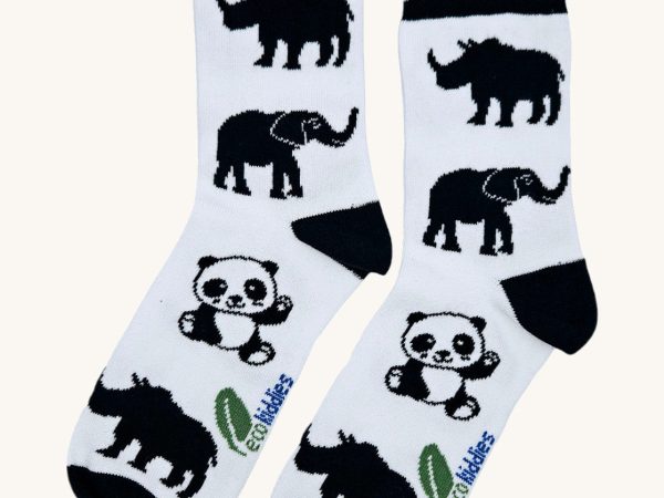 Eco Kiddies Organic Cotton Kids Socks - Wild About Wildlife