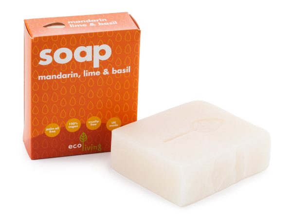 Ecoliving Lime, Basil & Mandarin Soap 100g