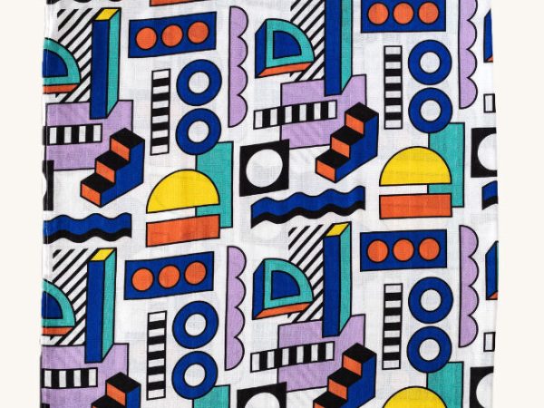 Etta Loves x Camille Walala XL Muslin Square - Shapes
