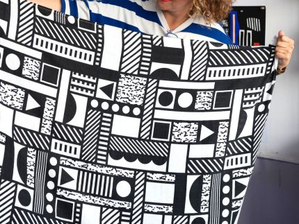 Etta Loves x Camille Walala XL Muslin Square - Mono