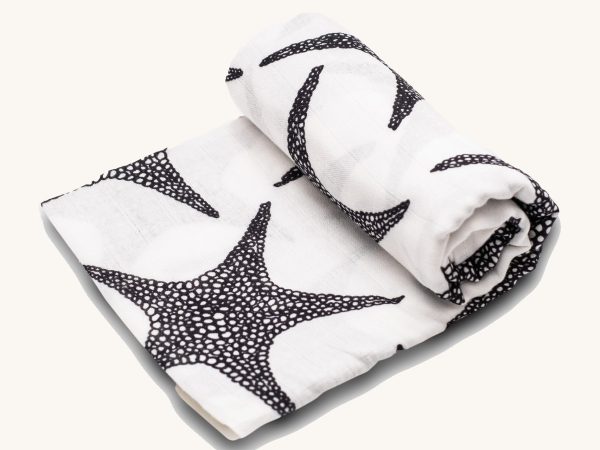 Etta Loves Extra Large Muslin Square - Starfish