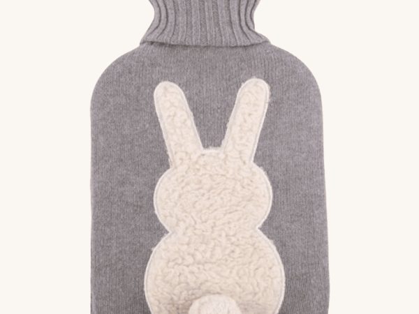 Ecoliving Natural Rubber Hot Water Bottle - Bunny