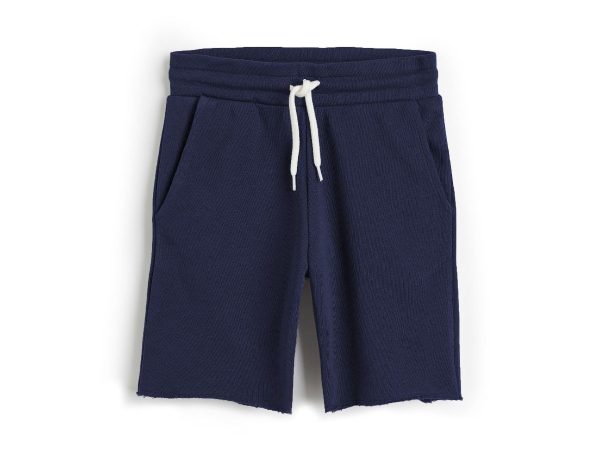 Eco Outfitters Organic Cotton Drawstring Sweat Shorts  - Navy