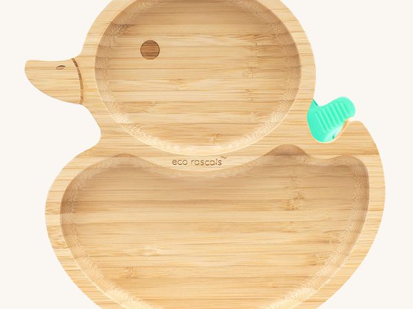 Eco Rascals Duck Bamboo Suction Plate