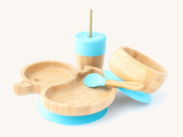 Eco Rascals Duck Plate Gift Set - Blue
