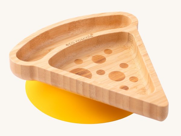 Eco Rascals Pizza Bamboo Suction Plate