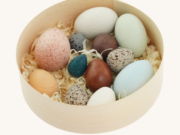 Erzi Realistic Wooden Toy Bird Eggs
