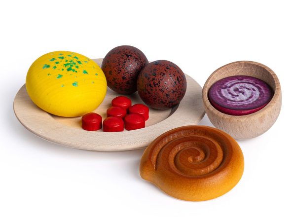 Erzi Scandinavian Assortment Wooden Play Food Set