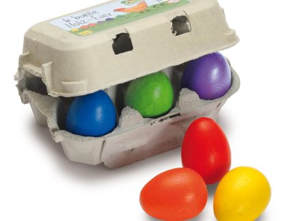 Erzi Six Coloured Eggs Wooden Play Food